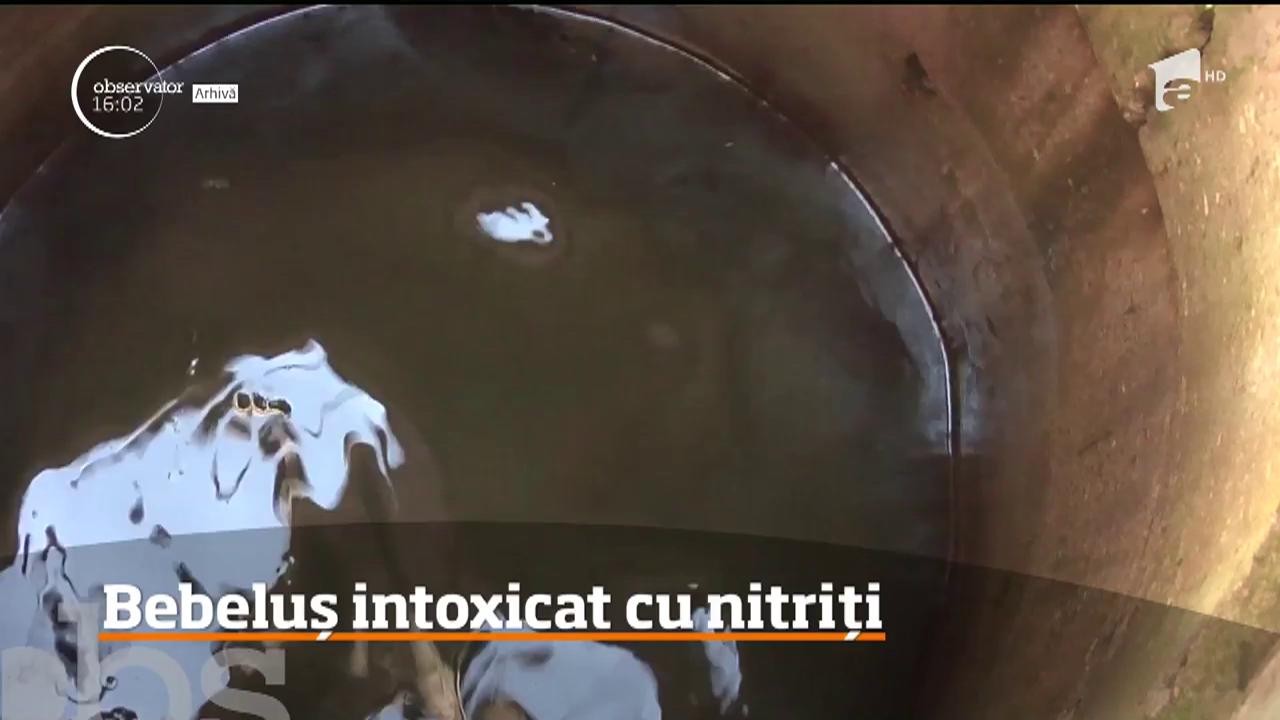 Un bebeluş dintr-o comună gălăţeană a ajuns &icirc;n stare gravă la spital, după ce mama l-a hrănit cu lapte praf preparat cu apă cu nitriţi