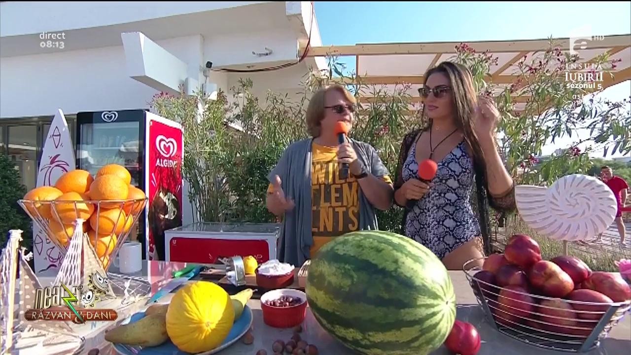 Rețeta zilei - Neatza cu Răzvan și Dani. Pepene roșu cu &icirc;nghețată de br&acirc;nză
