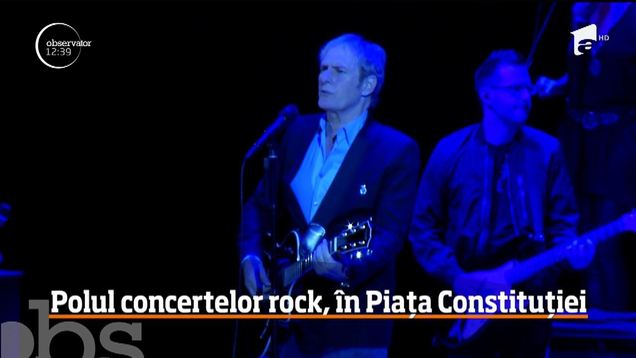 Polul concertelor rock, &icirc;n Piața Constituției