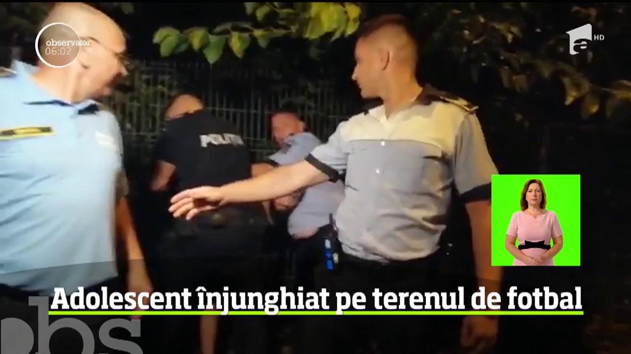 O altercaţie &icirc;ntre doi adolescenţi s-a lăsat cu lovituri de cuţit &icirc;ntr-un parc din Capitală