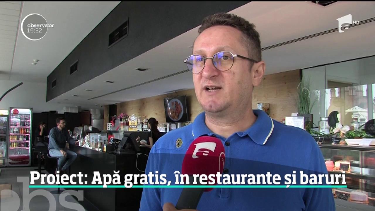 Apă gratis, &icirc;n restaurantele şi cafenelele din Rom&acirc;nia. Legea are ca scop reducerea consumului de apă &icirc;mbuteliată &icirc;n sticle de plastic