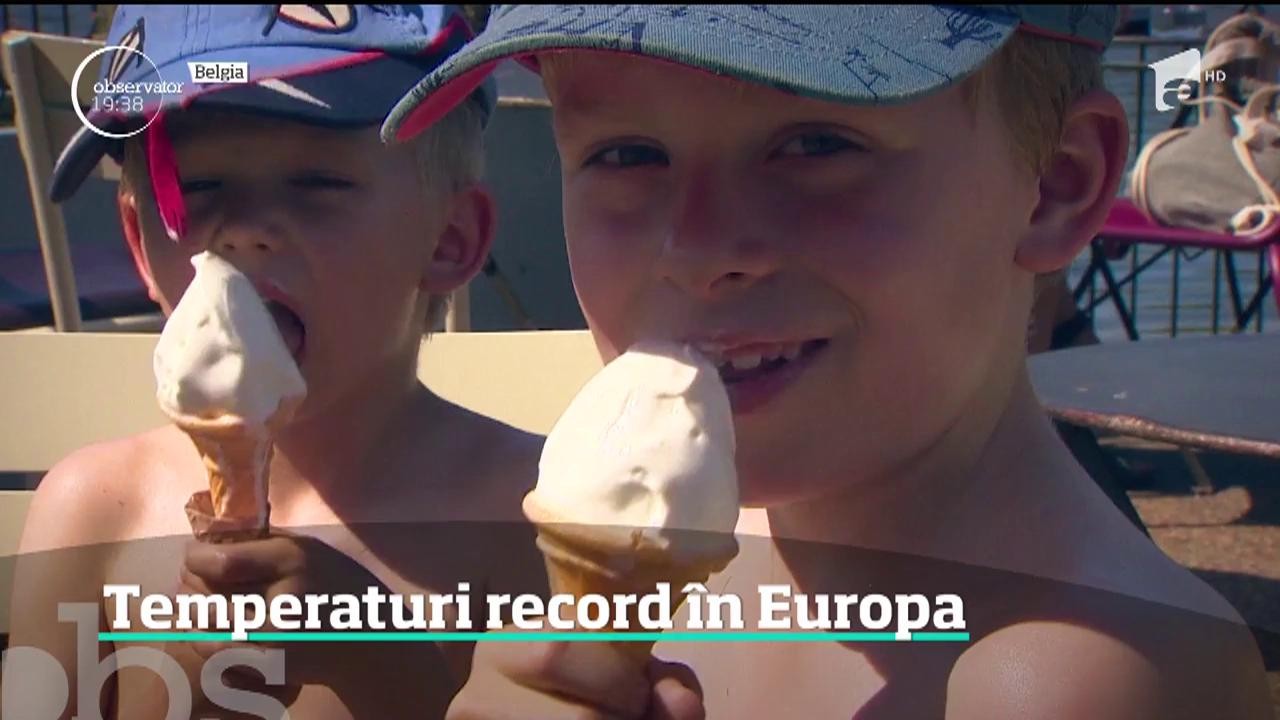 Temperaturi record &icirc;n Europa