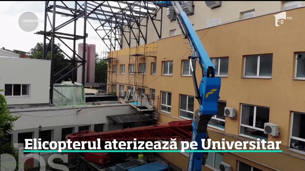 Cel mai modern heliport din țară va fi &icirc;n București pe clădirea Spitalului Universitar