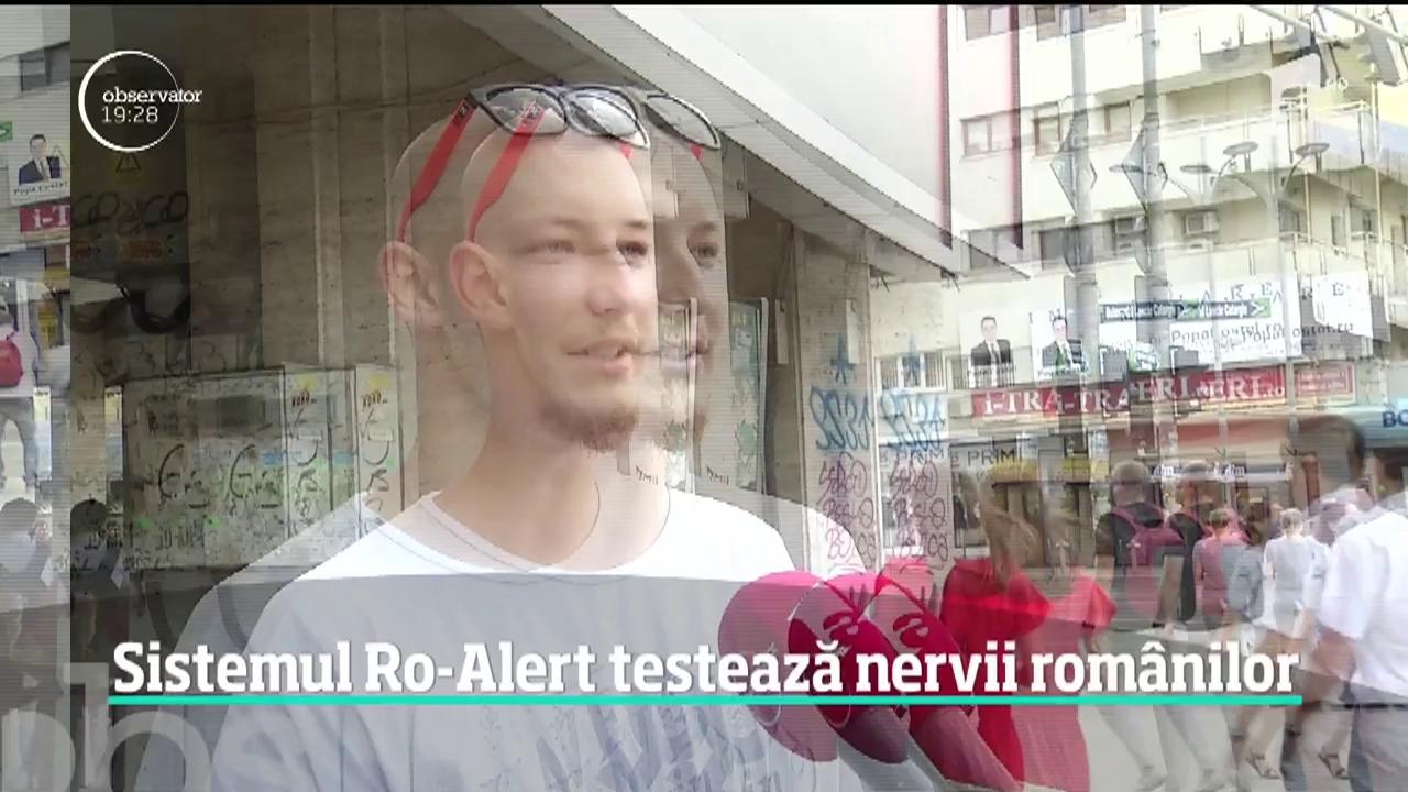 S-a dat alarma de sute de ori, prin sistemul RoAlert! Rom&acirc;ni din toată ţara au primit pe telefoane mesaje din partea salvatorilor