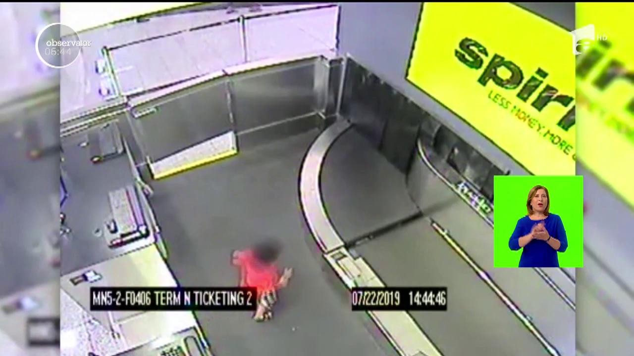 Amator de senzaţii extreme, un copil de doi ani a pus pe jar ofiţerii de frontieră dintr-un aeroport american
