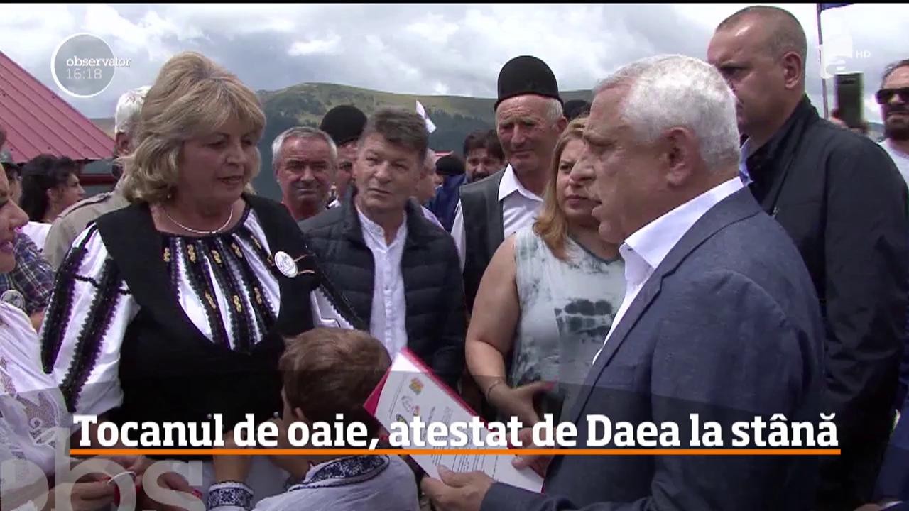 Aprig apărător al oieritului, ministrul Petre Daea nu se dezminte. A urcat personal la o st&acirc;nă de pe Transalpina ca să felicite o familie de ciobani