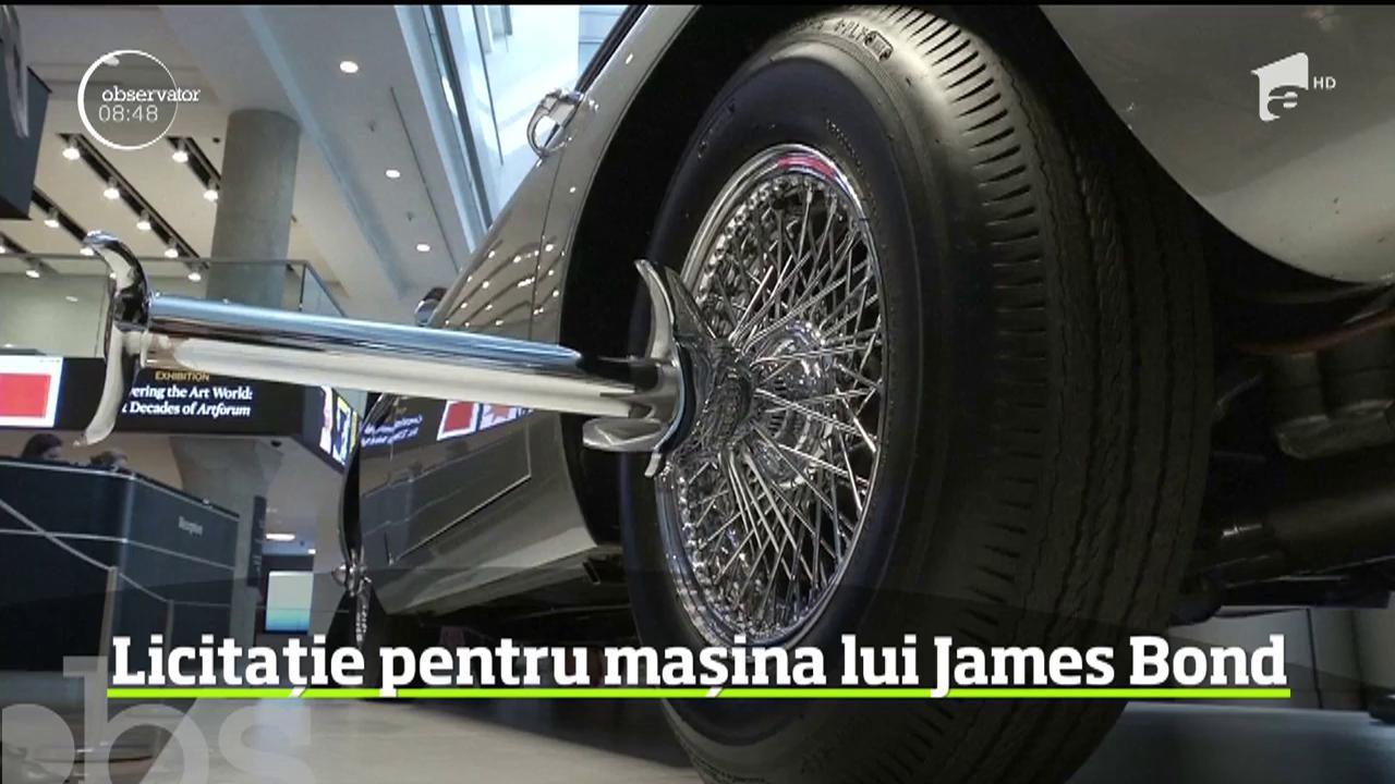 Licitație pentru una dintre mașinile lui James Bond