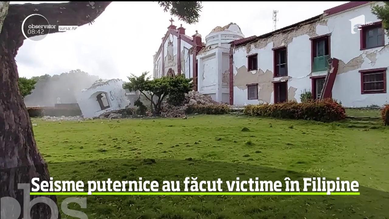 Seisme puternice au făcut victime &icirc;n Filipine