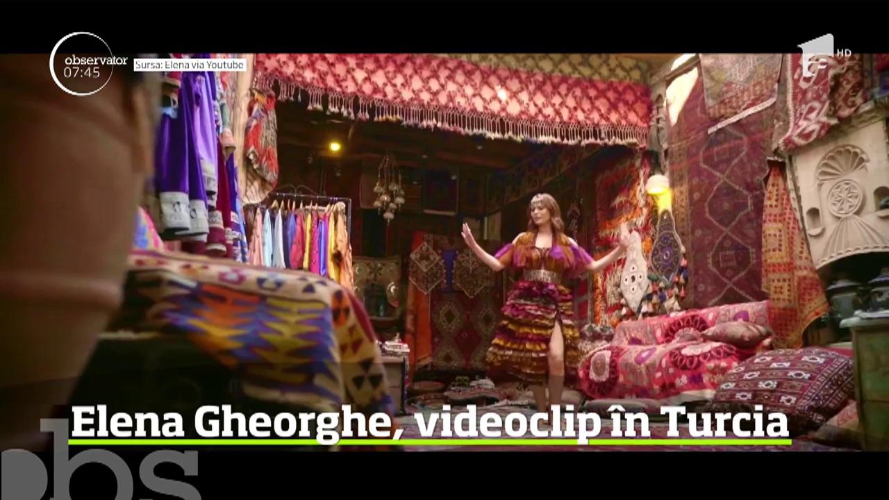 Elena Gheorghe, videoclip &icirc;n Turcia