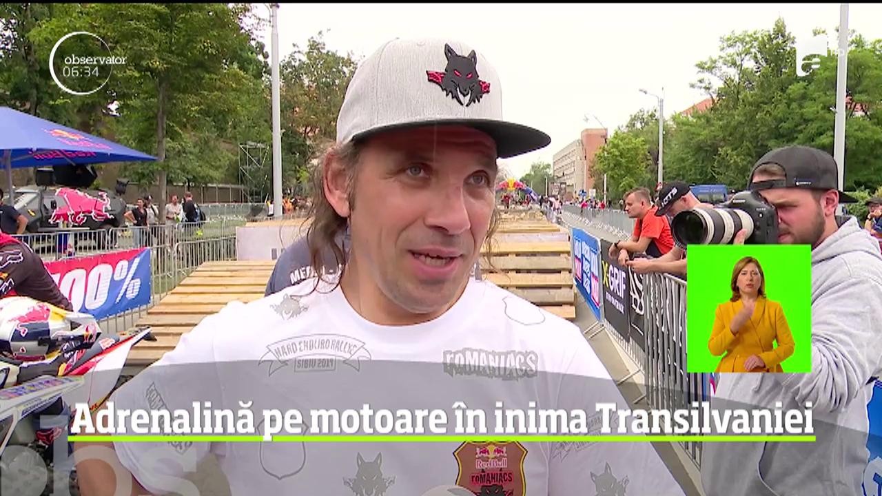 Spectacol pe două roţi &icirc;n centrul Sibiului