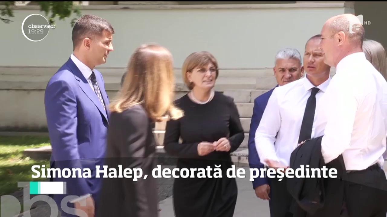 Simona Halep a fost decorată cu cea mai &icirc;naltă distincţie - Steaua Rom&acirc;niei &icirc;n grad de Cavaler