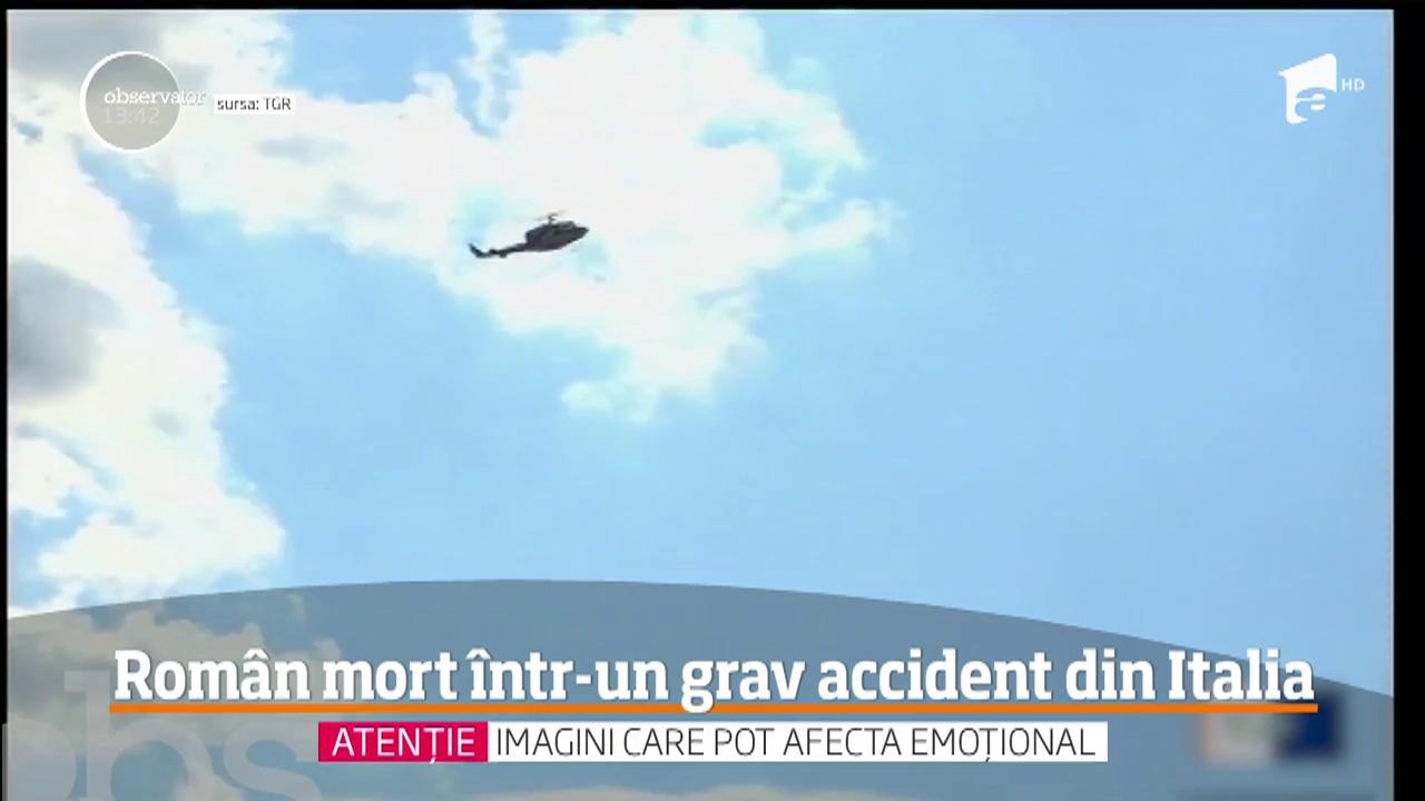 Accident dramatic pe o autostradă din nordul Italiei. Un şofer rom&acirc;n de TIR a murit după ce a lovit un alt camion şi a provocat o explozie uriaşă