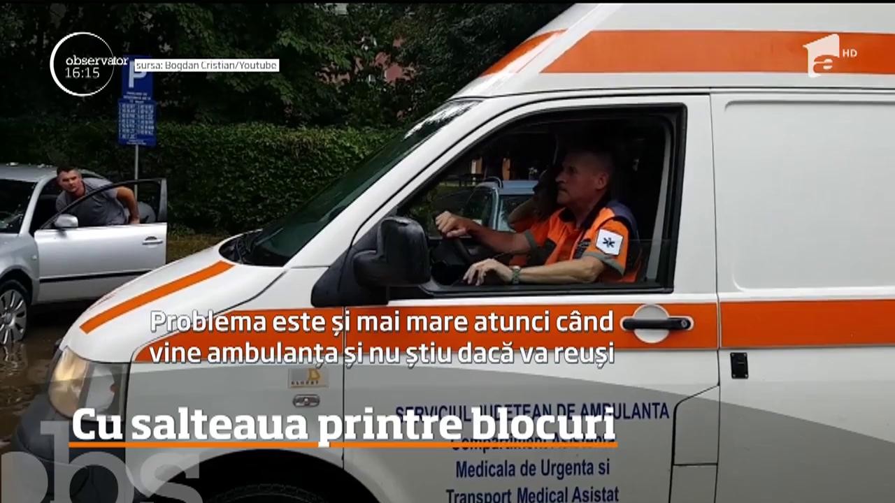 Codul portocaliu de ploi şi vijelii au făcut ravagii, &icirc;n această dimineaţă, &icirc;n Braşov