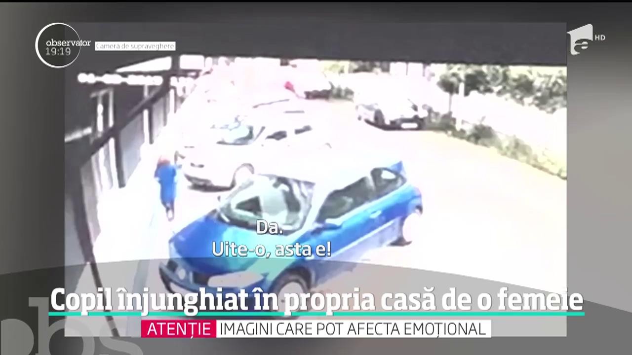 Un atac s&acirc;ngeros &icirc;nfioară &icirc;n Capitală! O t&acirc;nără a intrat peste un copil &icirc;n casă, l-a atacat cu un cuţit şi a vrut să &icirc;i dea foc