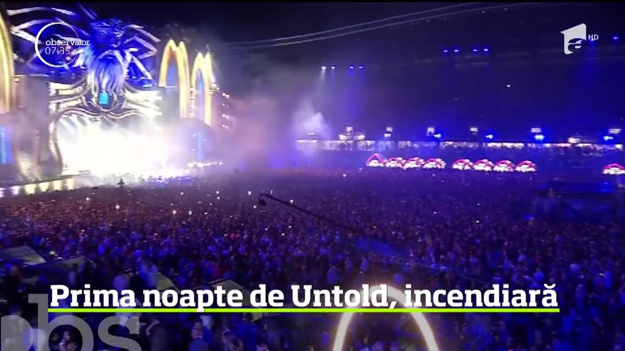Prima noapte de Untold, una de poveste
