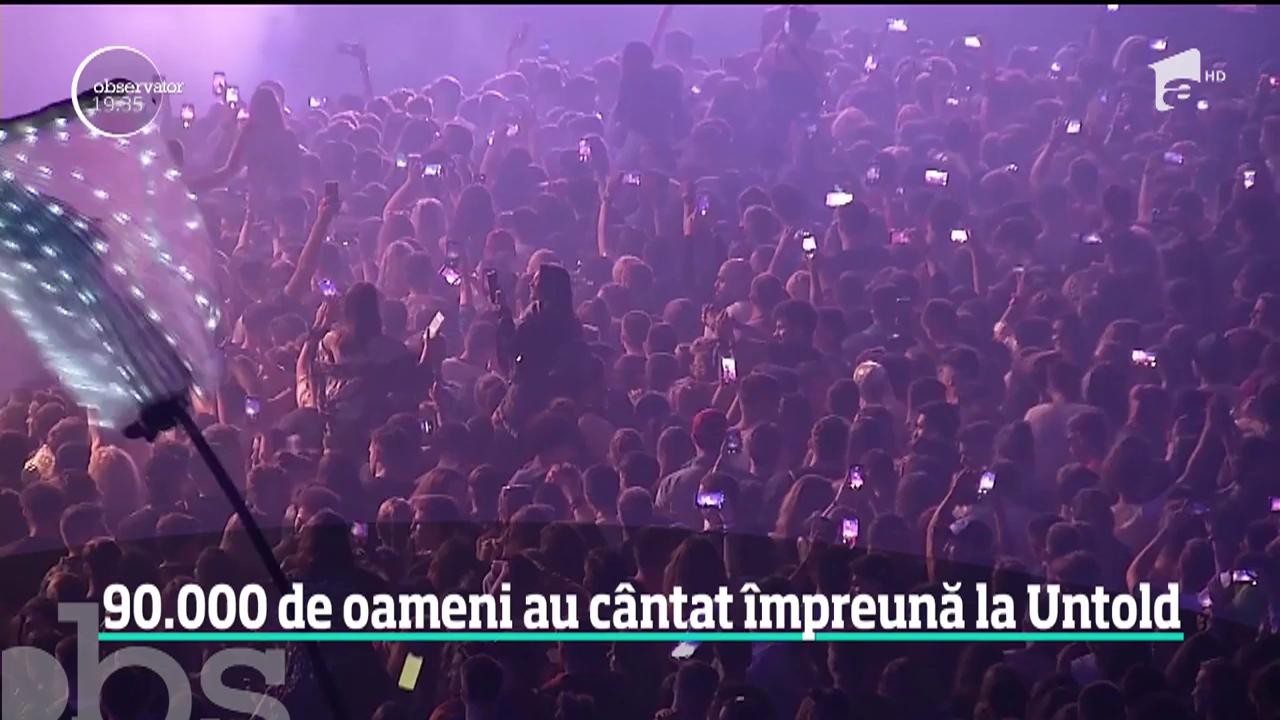 90.000 de oameni au c&acirc;ntat &icirc;mpreună la Untold