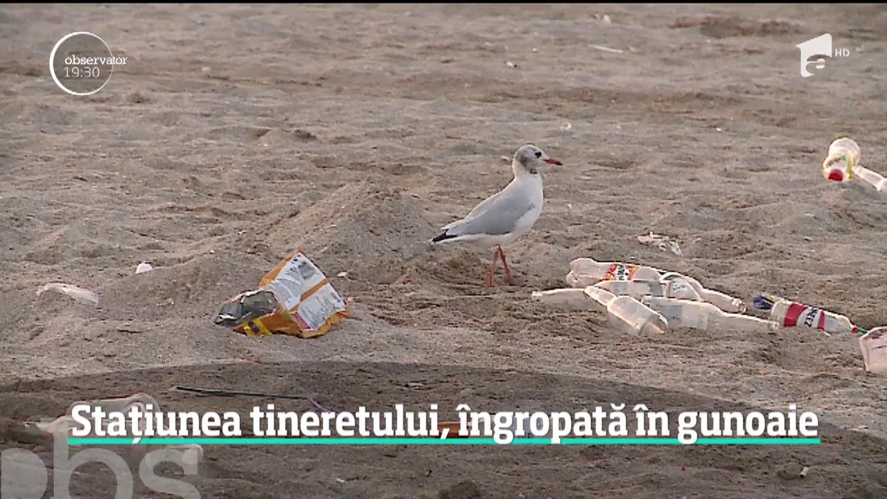 &Icirc;ngropată &icirc;n mizerie şi nepăsare, staţiunea Costineşti  s-a transformat &icirc;ntr-un bazar