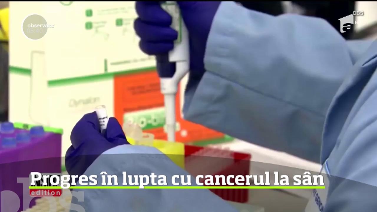 Progres important &icirc;n lupta cu cancerul la s&acirc;n. Un simplu test de s&acirc;nge ar putea depista maladia cu 10 luni &icirc;nainte
