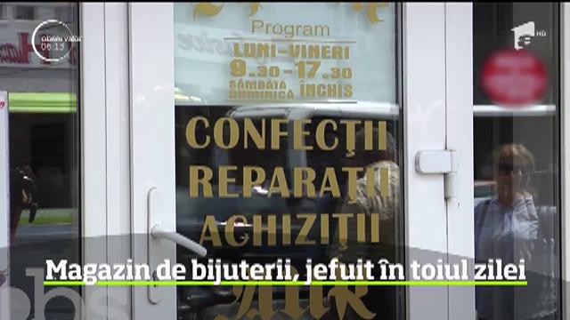 Jaf ziua, &icirc;n amiaza-mare, la o bijuterie din Brăila!