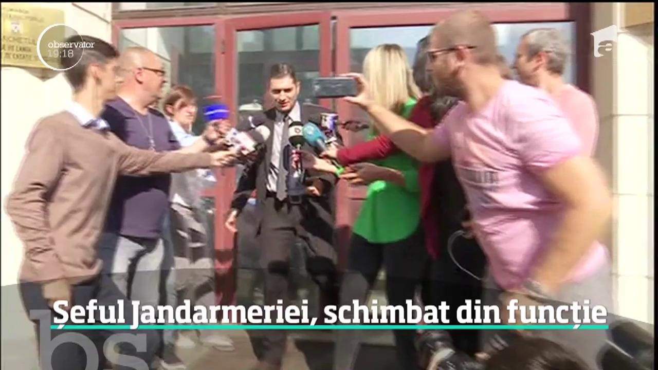 Cătălin Sindile, șeful Jandarmeriei Rom&acirc;ne, a fost demis