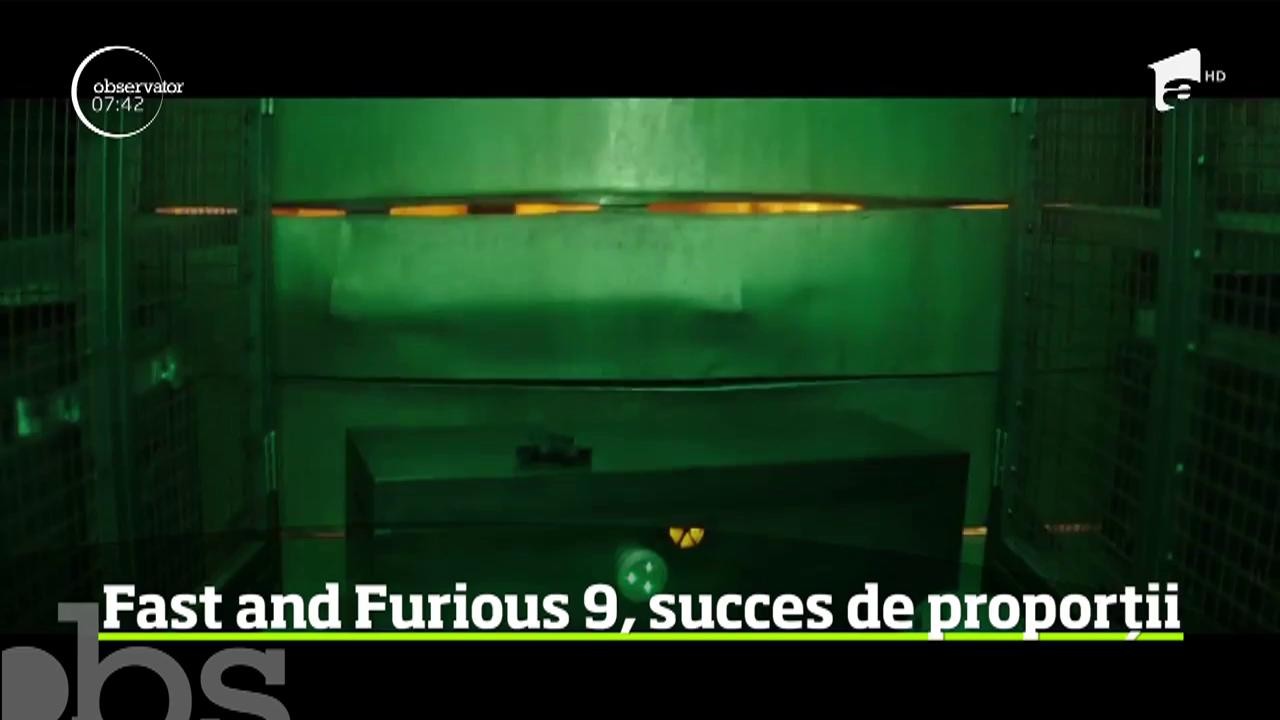 Filmul Fast and Furious 9,  succes de proporții