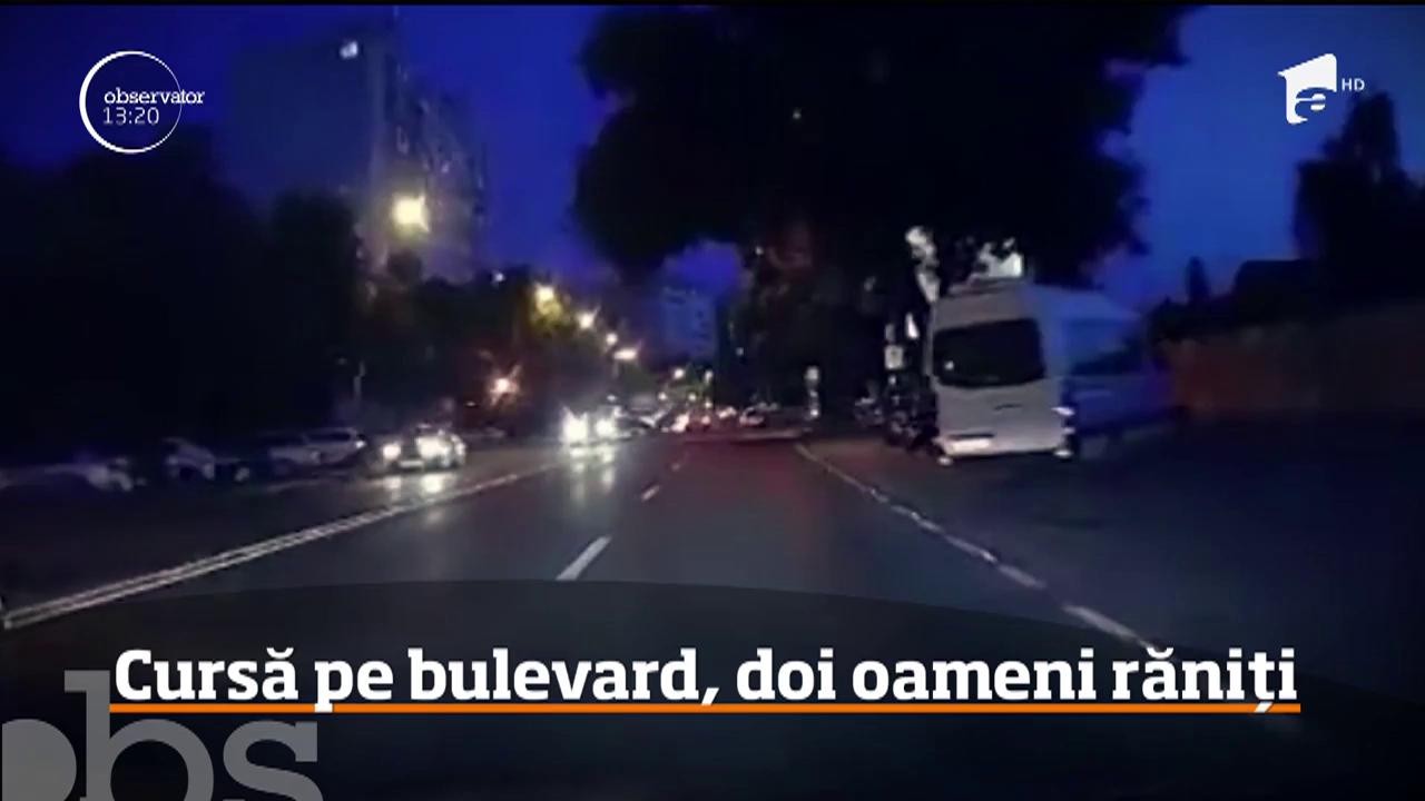Grav accident de circulaţie &icirc;n Timişoara! Doi şoferi au confundat bulevardul aglomerat cu o pistă de competiţie