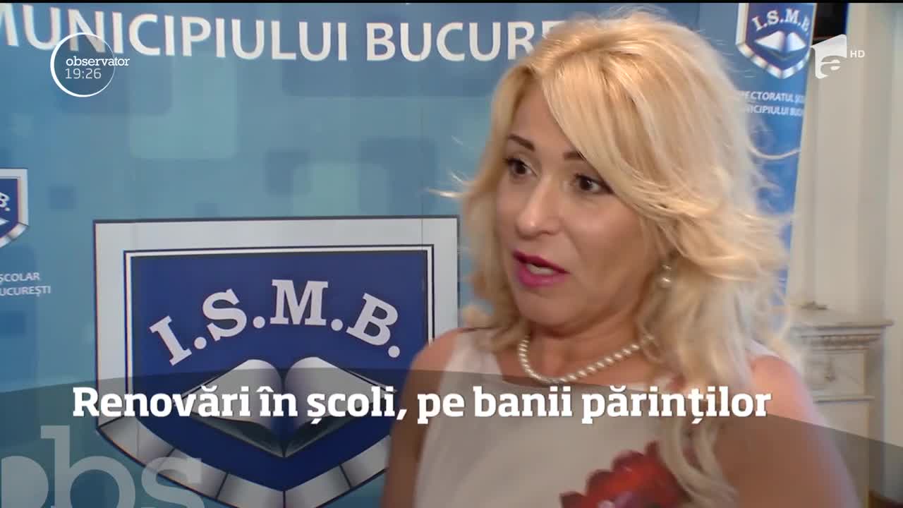 Renovări &icirc;n școli, pe banii părinților. Reacţiile oficiale