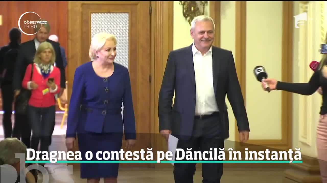 Liviu Dragnea o contestă pe Viorica Dăncilă &icirc;n instanță
