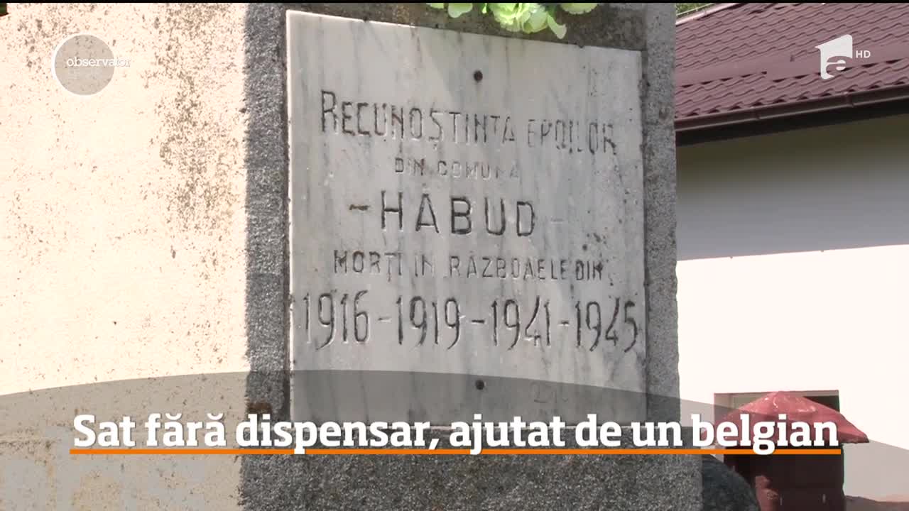 Sat prahovean fără dispensar, ajutat de un belgian