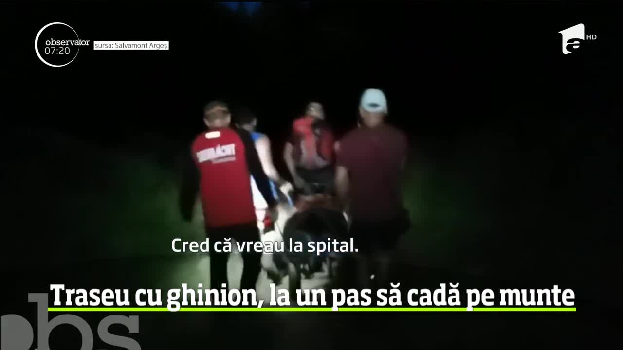 Un t&acirc;năr de 20 de ani din Argeş, la un pas să sf&acirc;rşească pe munte