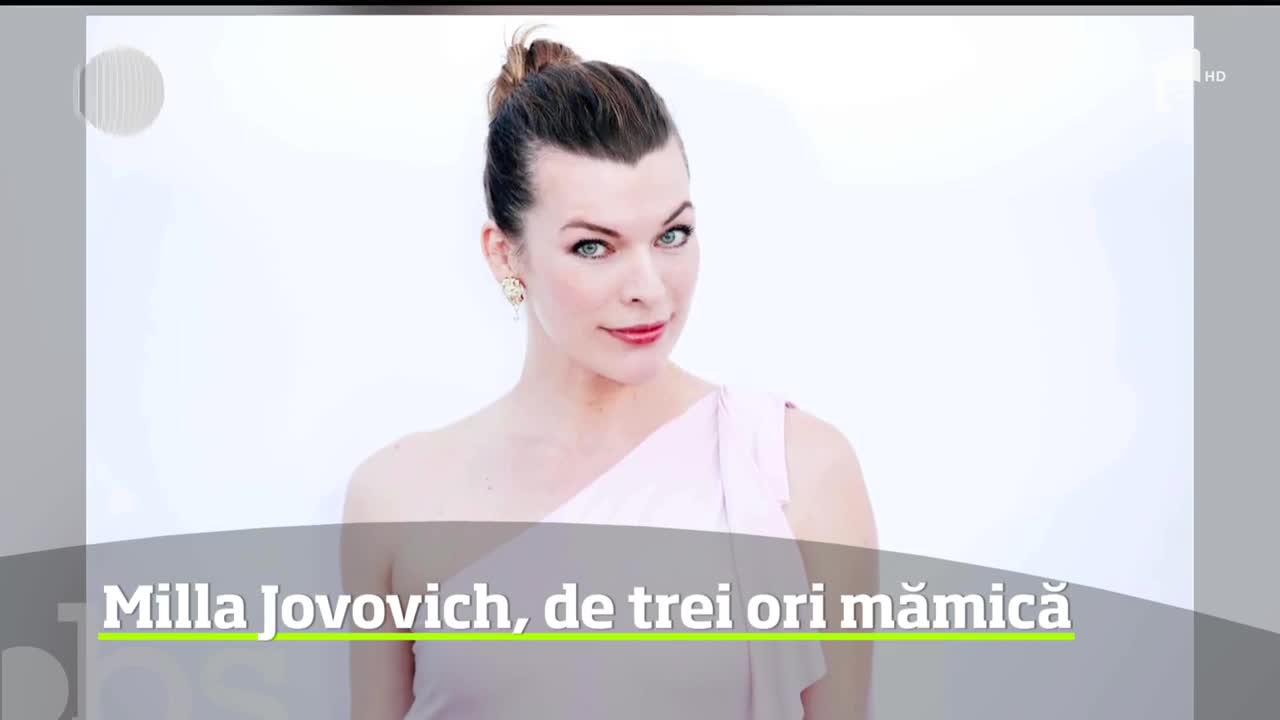 Milla Jovovich, &icirc;nsărcinată cu al treilea copil
