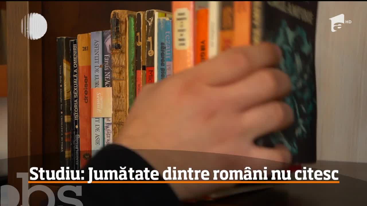 Studiu: Jumătate din rom&acirc;ni nu citesc