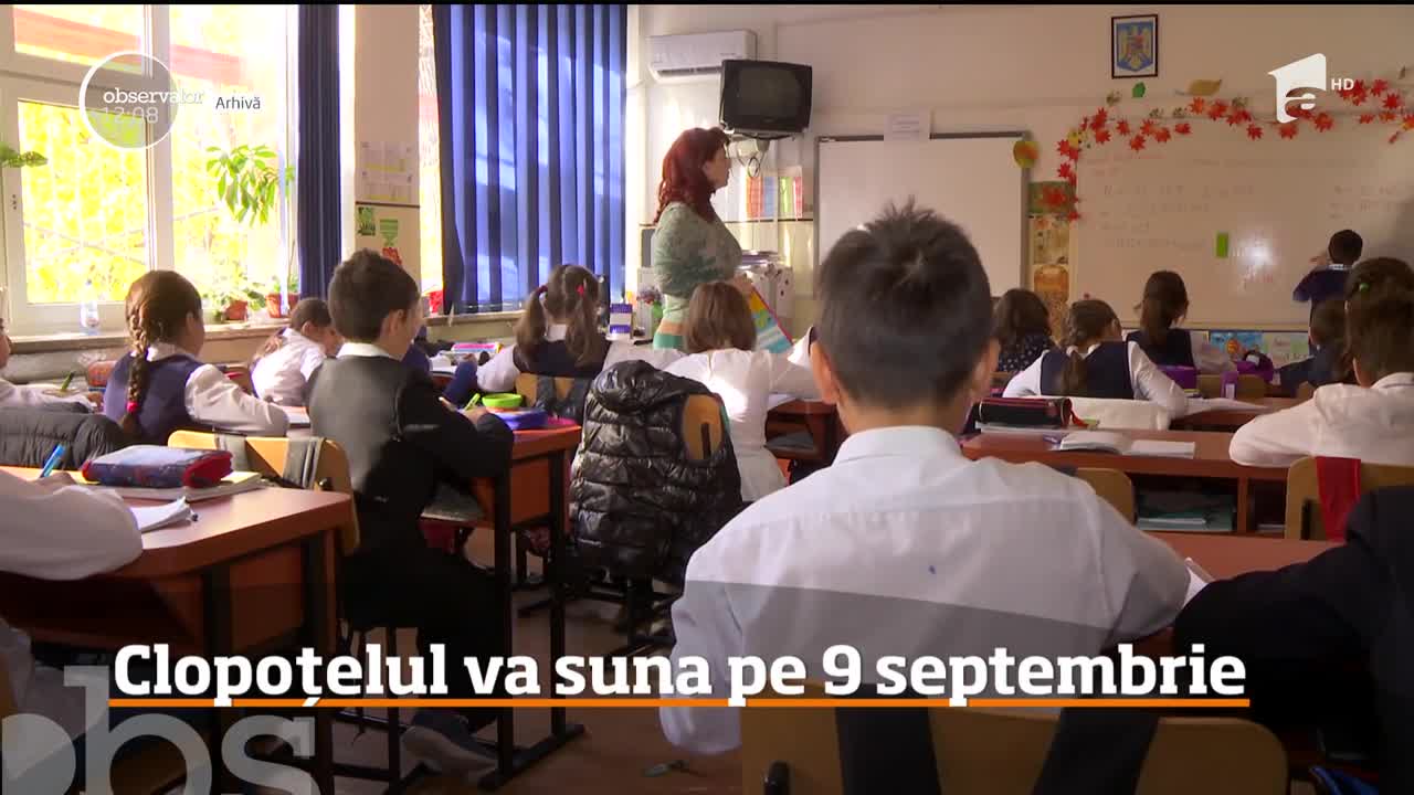 Este oficial: şcoala va &icirc;ncepe pe 9 septembrie