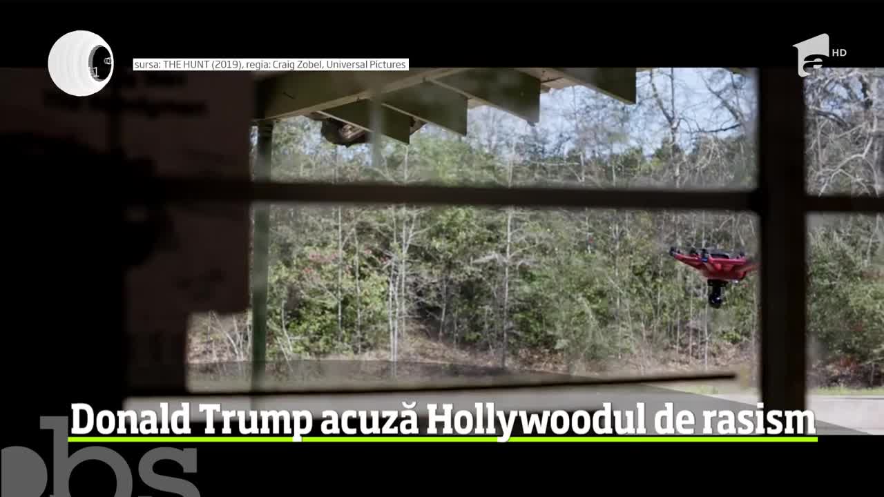 Donald Trump acuză Hollywoodul de rasism, violenţă şi ură
