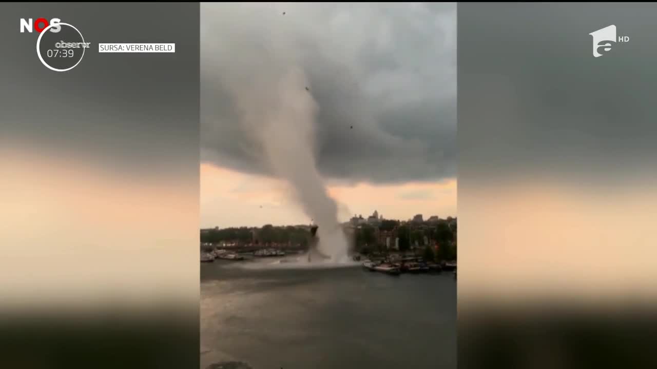 Tornadă puternică &icirc;ntr-un oraș din Luxemburg. Unul din răniţi este &icirc;n stare gravă