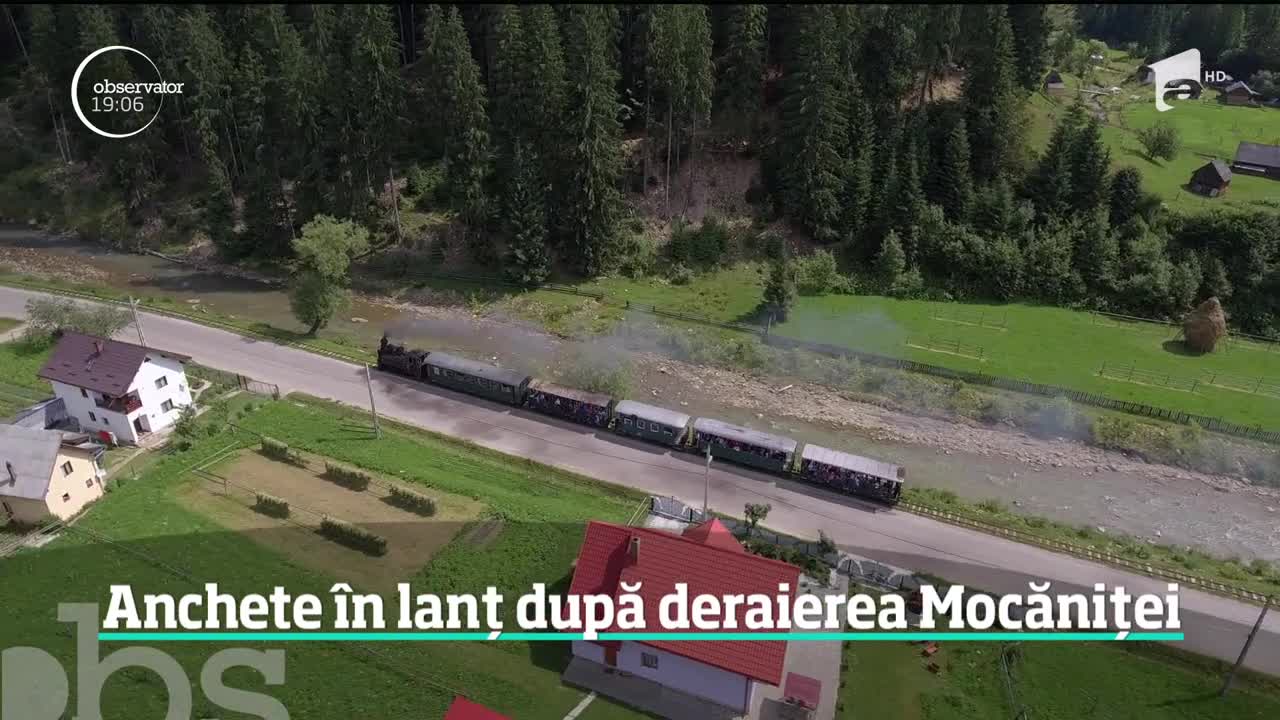Anchete &icirc;n lanţ după deraierea mocăniţei din Maramureş. Autorităţile caută vinovaţi