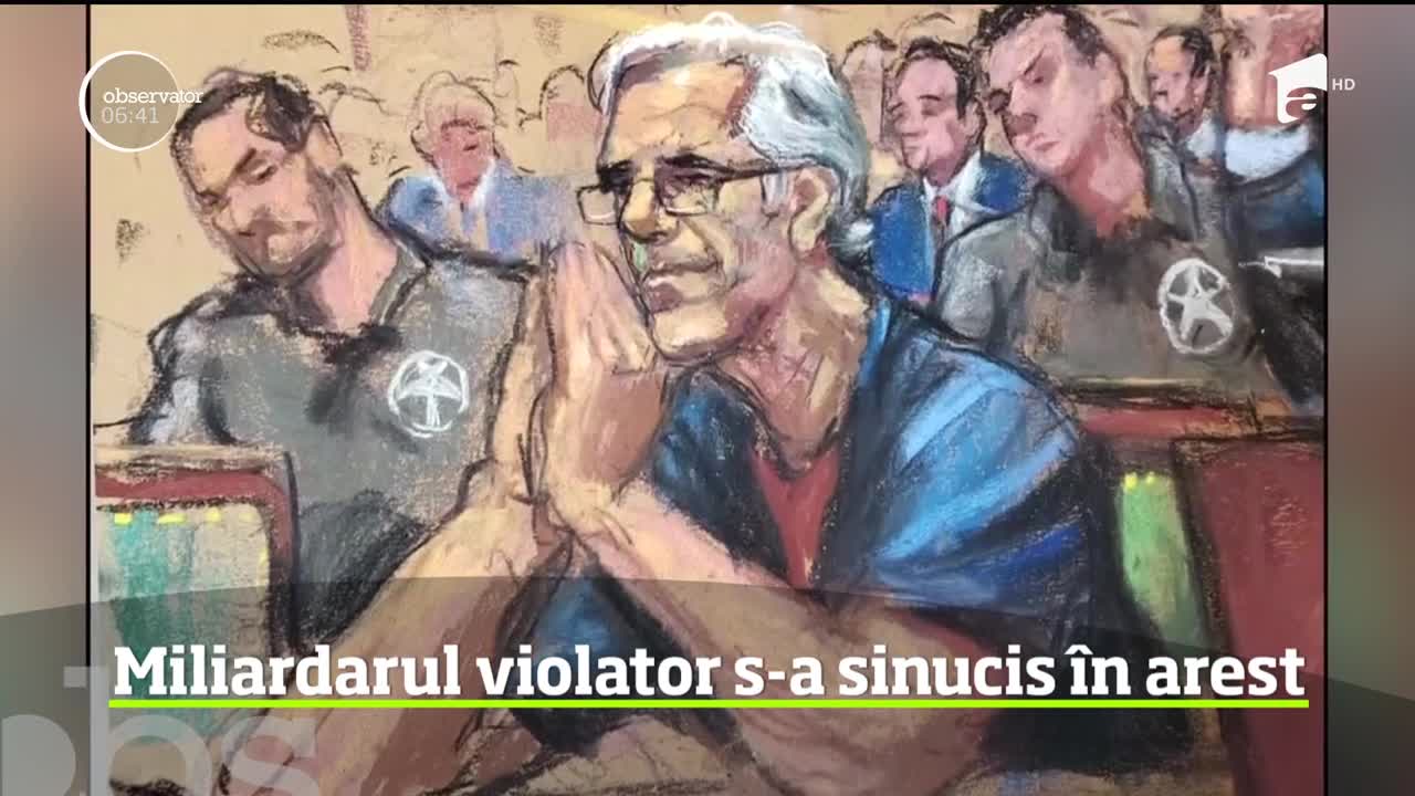 Miliardarul violator Jeffrey Epstein s-a sinucis &icirc;n arest
