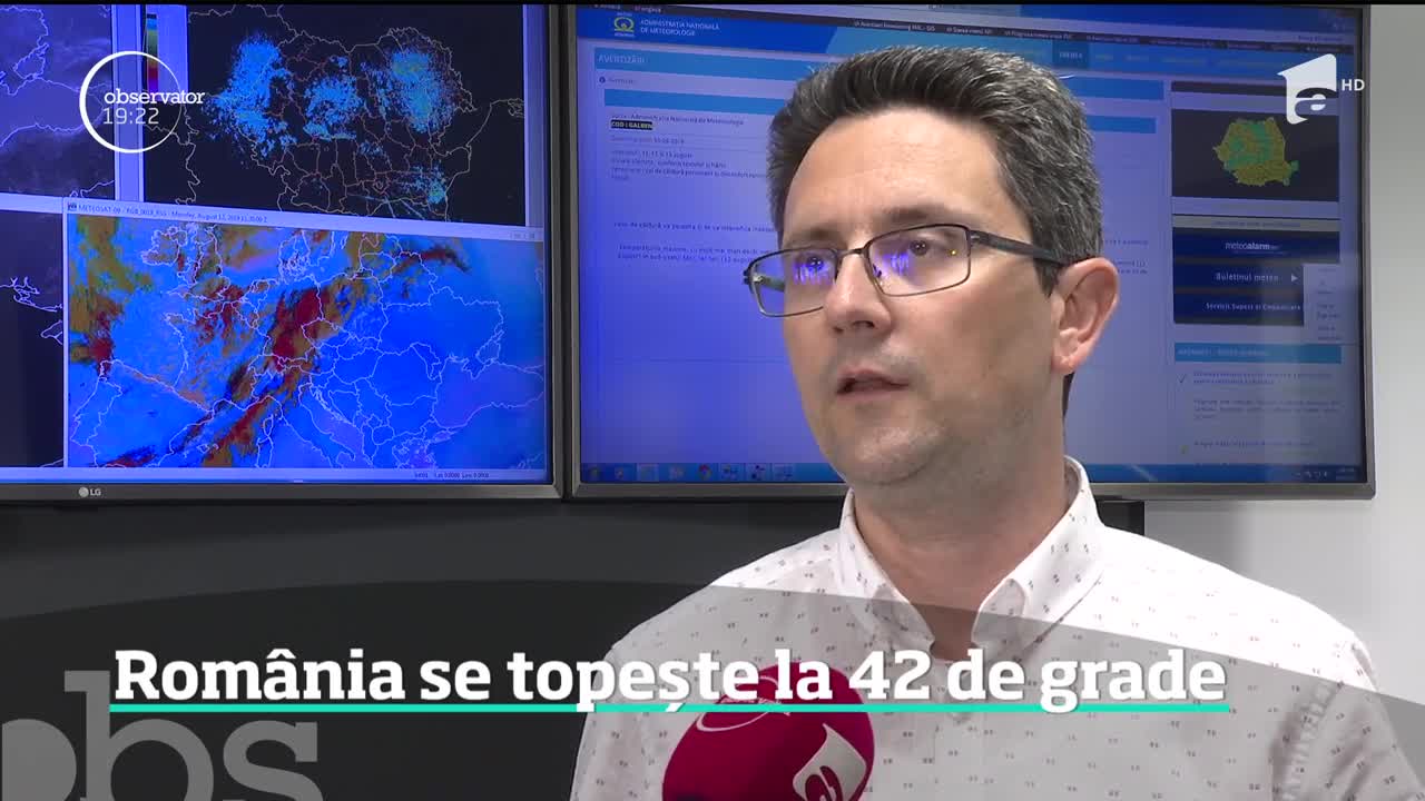 Rom&acirc;nia se topeşte la 42 de grade Celsius