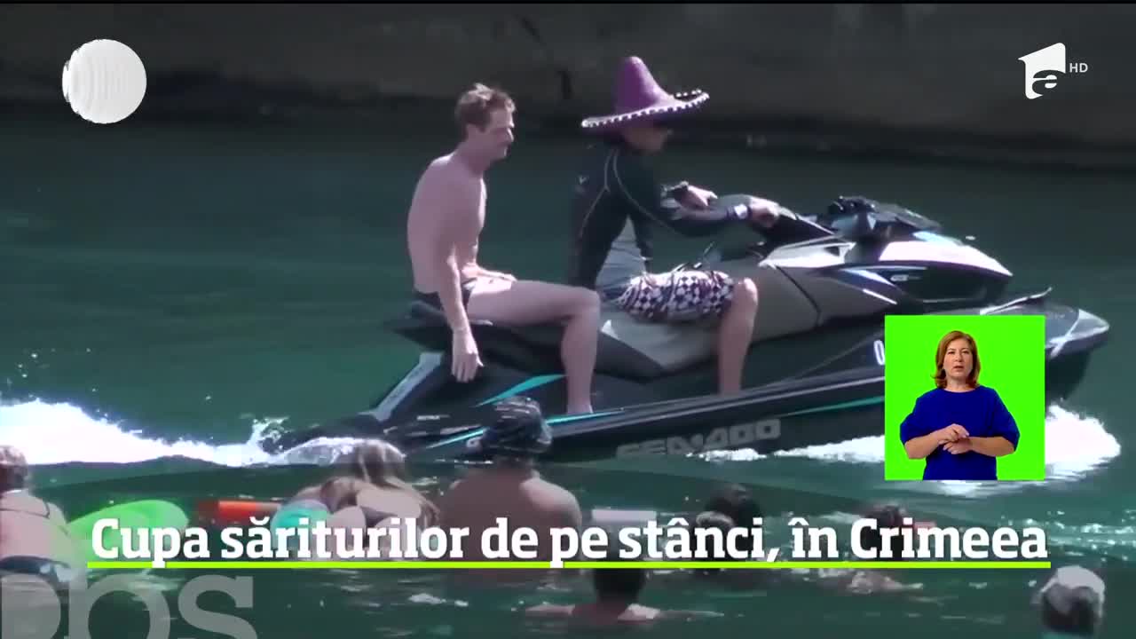 Cupa săriturilor de pe st&acirc;nci, &icirc;n Crimeea