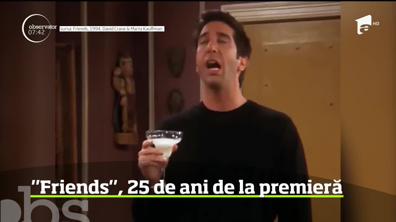 Serialul Friends aniversează 25 de ani de la premieră