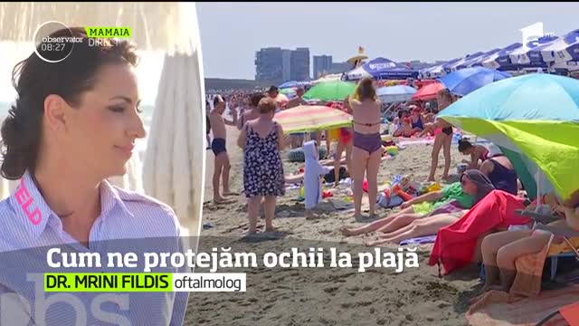 Cum ne protejăm ochii la plajă