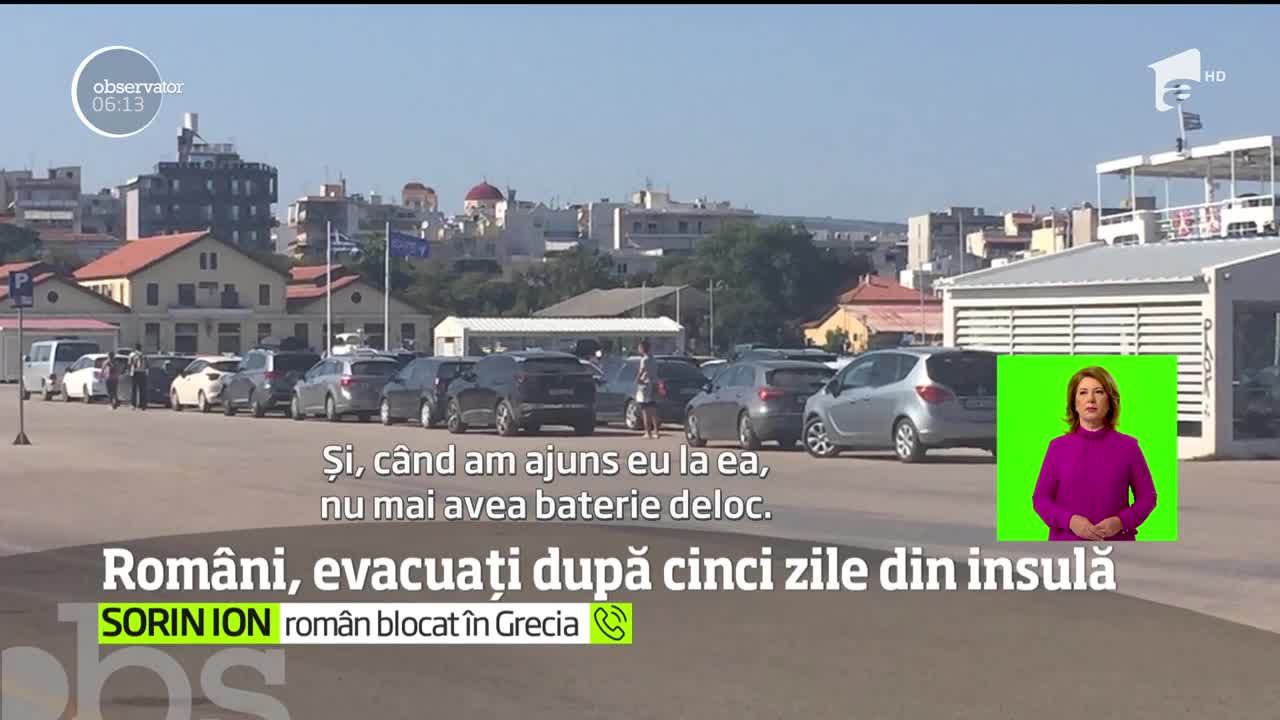 Rom&acirc;nii captivi pe insula Samothraki, evacuați după cinci zile