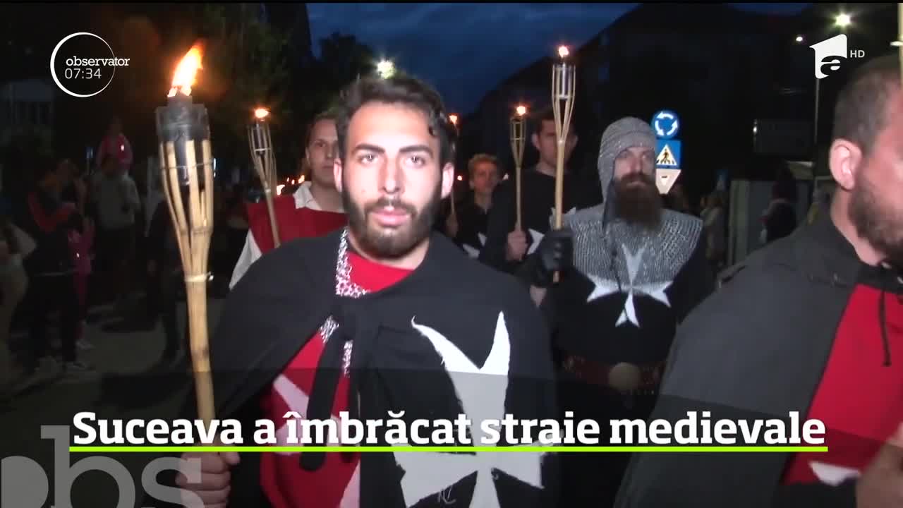 Istoria şi arta s-au reunit la Festivalul Ştefan cel Mare de la Suceava. Este una dintre cele mai mari ediţii ale paradei medievale