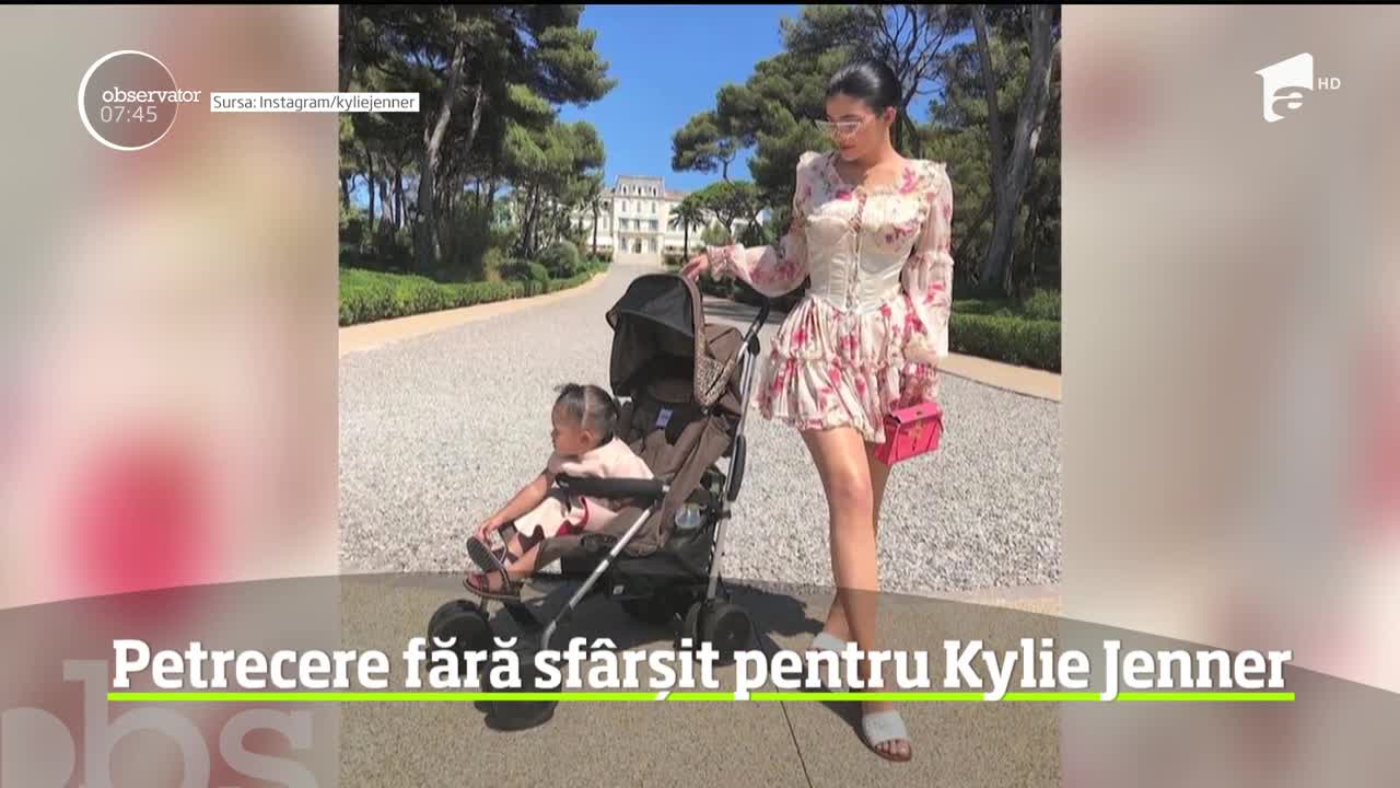 Petrecere fără sf&acirc;rșit pentru Kylie Jenner
