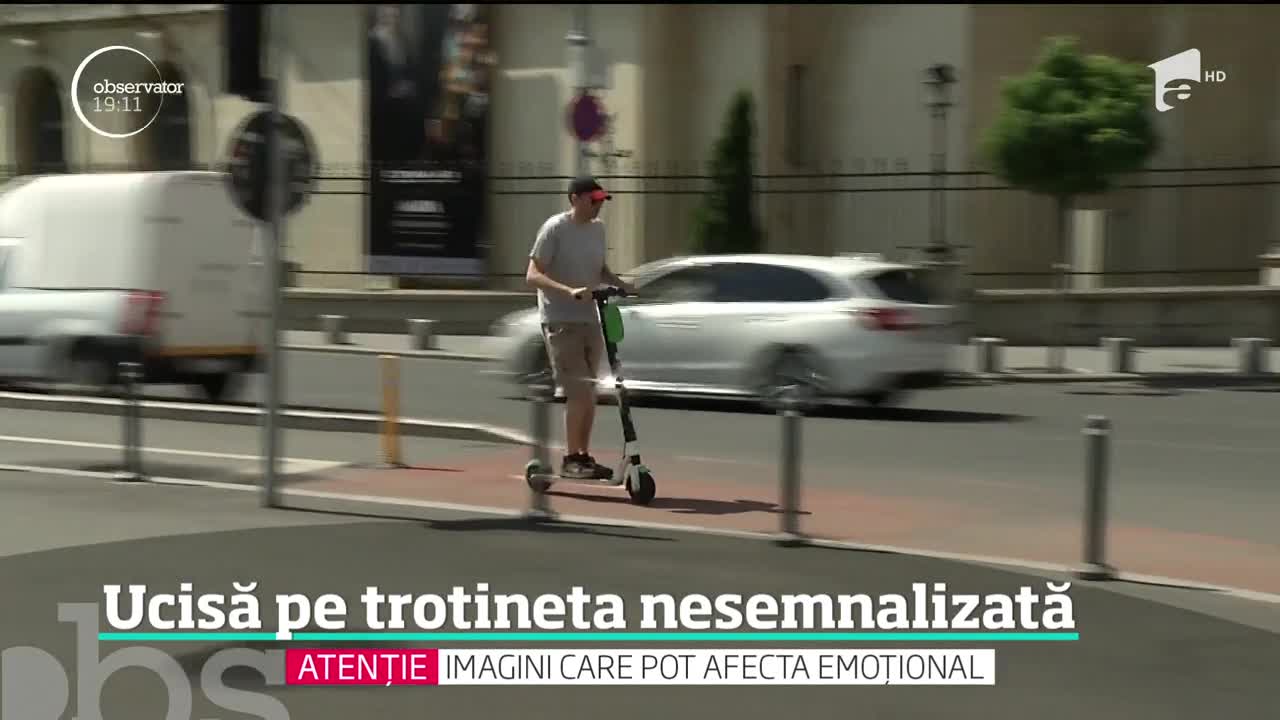 Trotinetele electrice au facut prima victimă