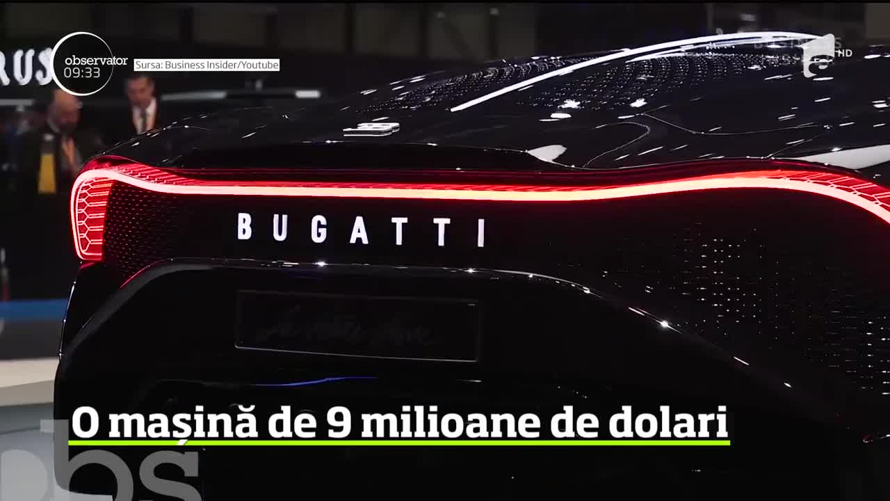 Bugatti a lansat un model de maşină într-un singur exemplar. Centodeci atinge 100 de kilometri pe oră în doar 2,4 secunde