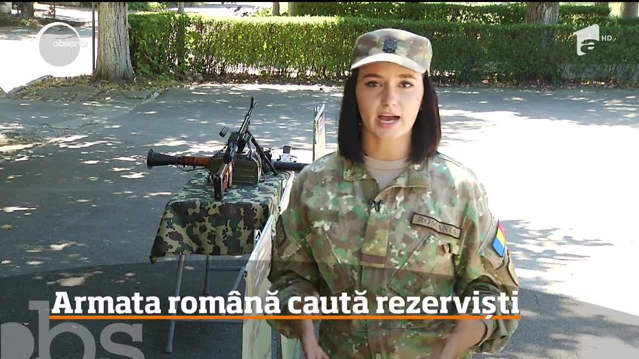 "Ţară, ţară vrem ostaşi!" Este apelul Ministerului Apărării, aflat &icirc;n căutare de rezervişti voluntari