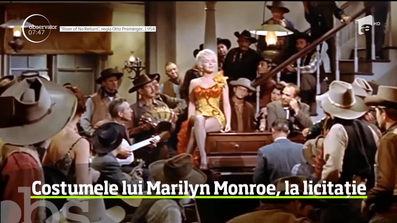Costumele purtate de Marilyn Monroe &icirc;n filmele &icirc;n care a jucat vor fi scoase la licitație!