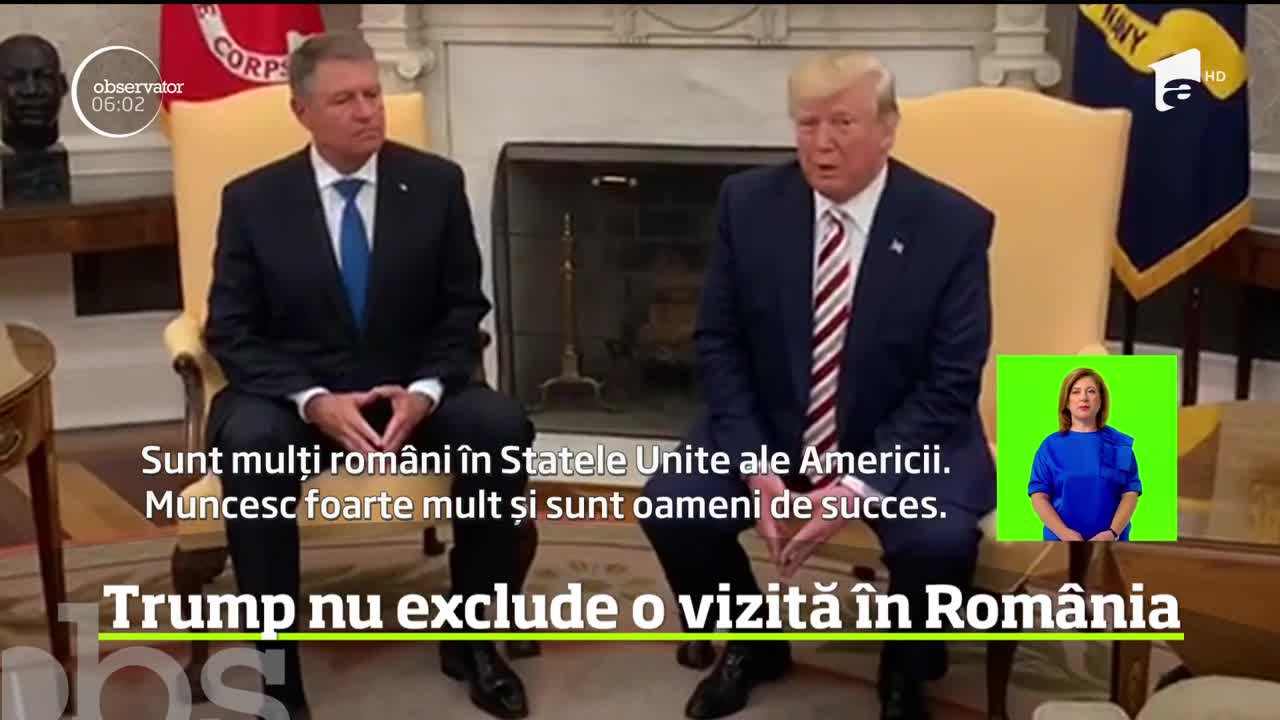 Preşedintele Rom&acirc;niei şi Donald Trump au discutat despre &icirc;mbunătăţirea parteneriatului strategic dintre cele două ţări