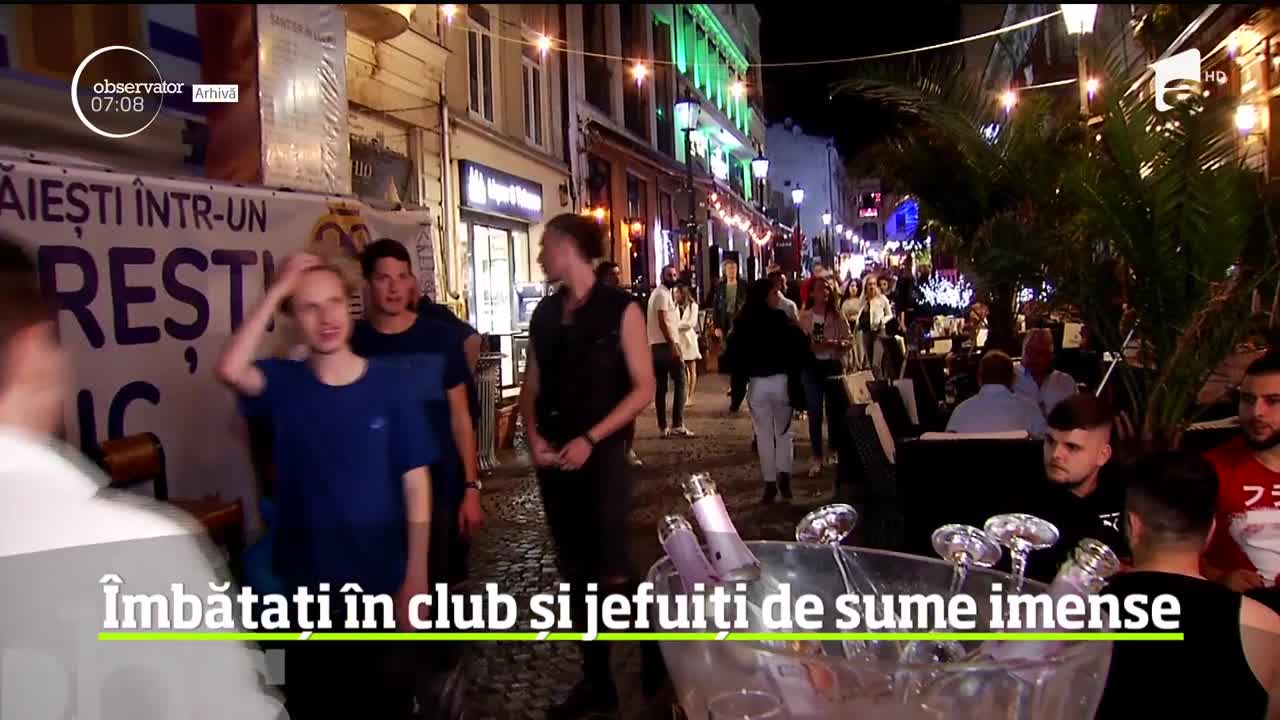Trei proprietari de cluburi din Centrul Vechi au fost arestaţi după ce, &icirc;mpreună cu barmani şi animatoare, au jefuit turişti de sume imense